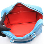 Hermes Handbag Plume 28 Verso Blue Nord Rouge de Coeur — view 3