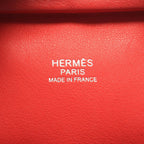 Hermes Handbag Plume 28 Verso Blue Nord Rouge de Coeur — view 4