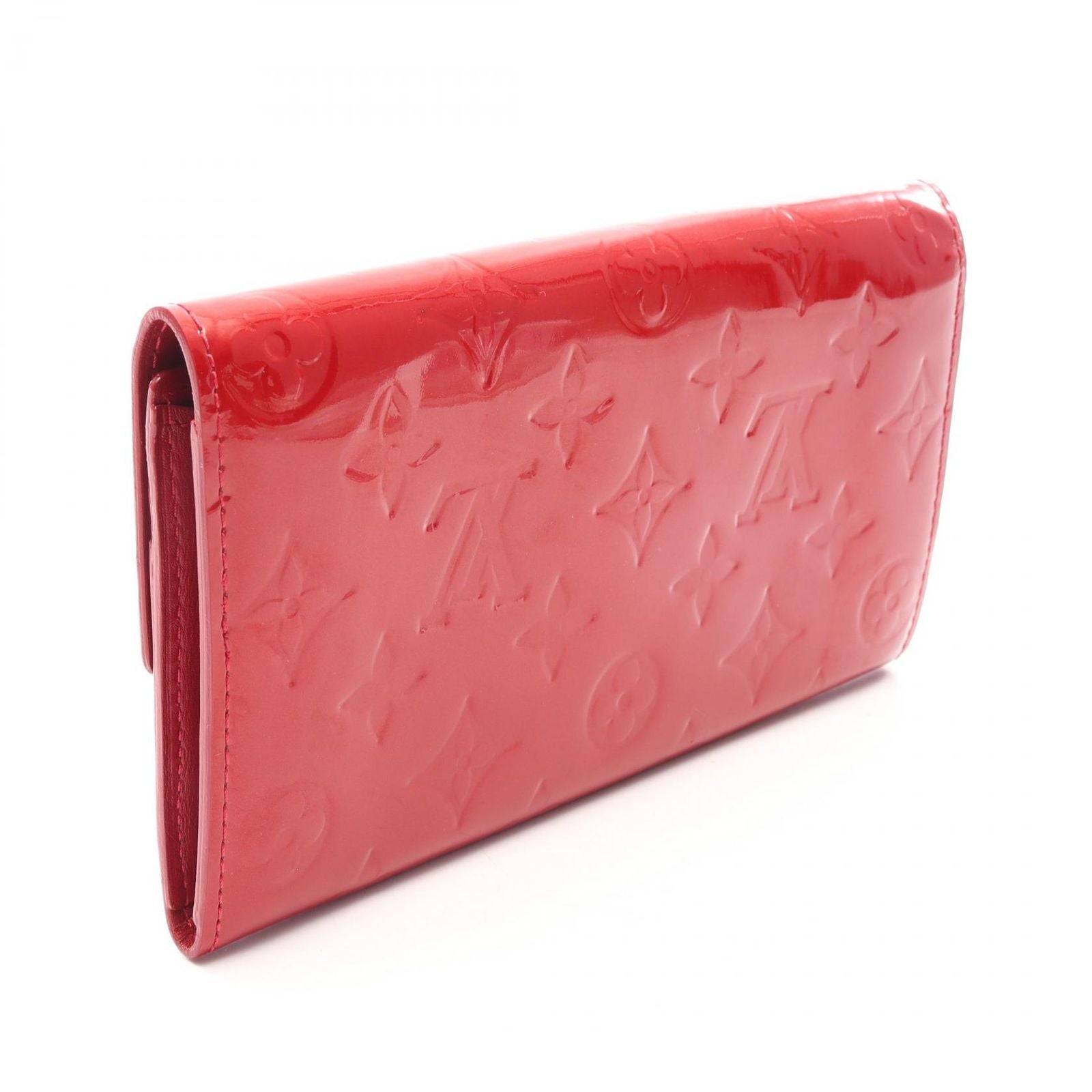 Louis Vuitton Bifold Wallet Portefeuille Sarah Monogram Vernis Pomme D'amour — view 2