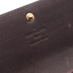 Louis Vuitton Bifold Wallet Portefeuille Sarah Monogram Vernis Amarante Leather — view 4