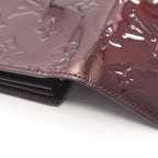 Louis Vuitton Bifold Wallet Portefeuille Sarah Monogram Vernis Amarante Leather — view 8
