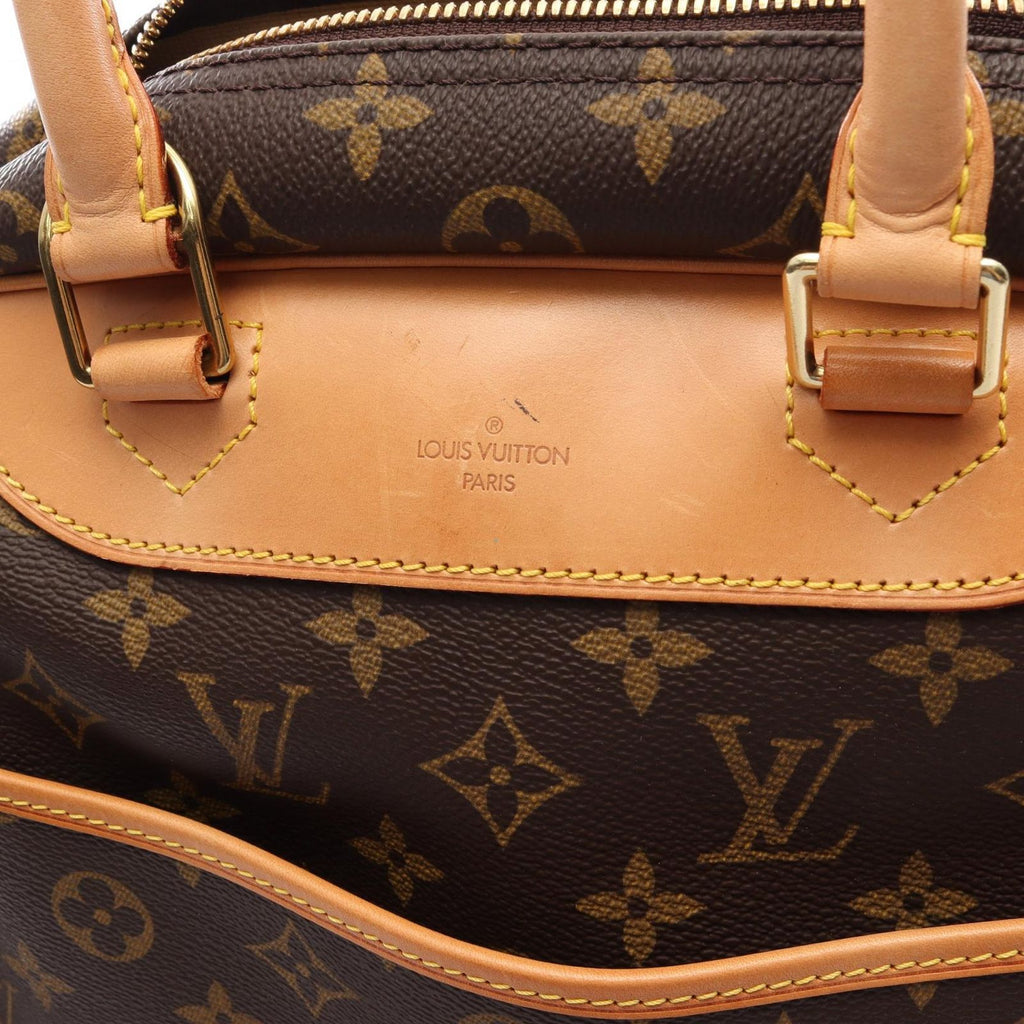 Louis Vuitton Handbag Deauville Bowling Vanity Monogram Leather — view 6