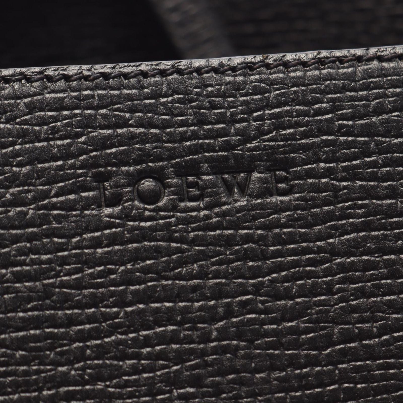 Loewe Handbag Black Leather — view 4