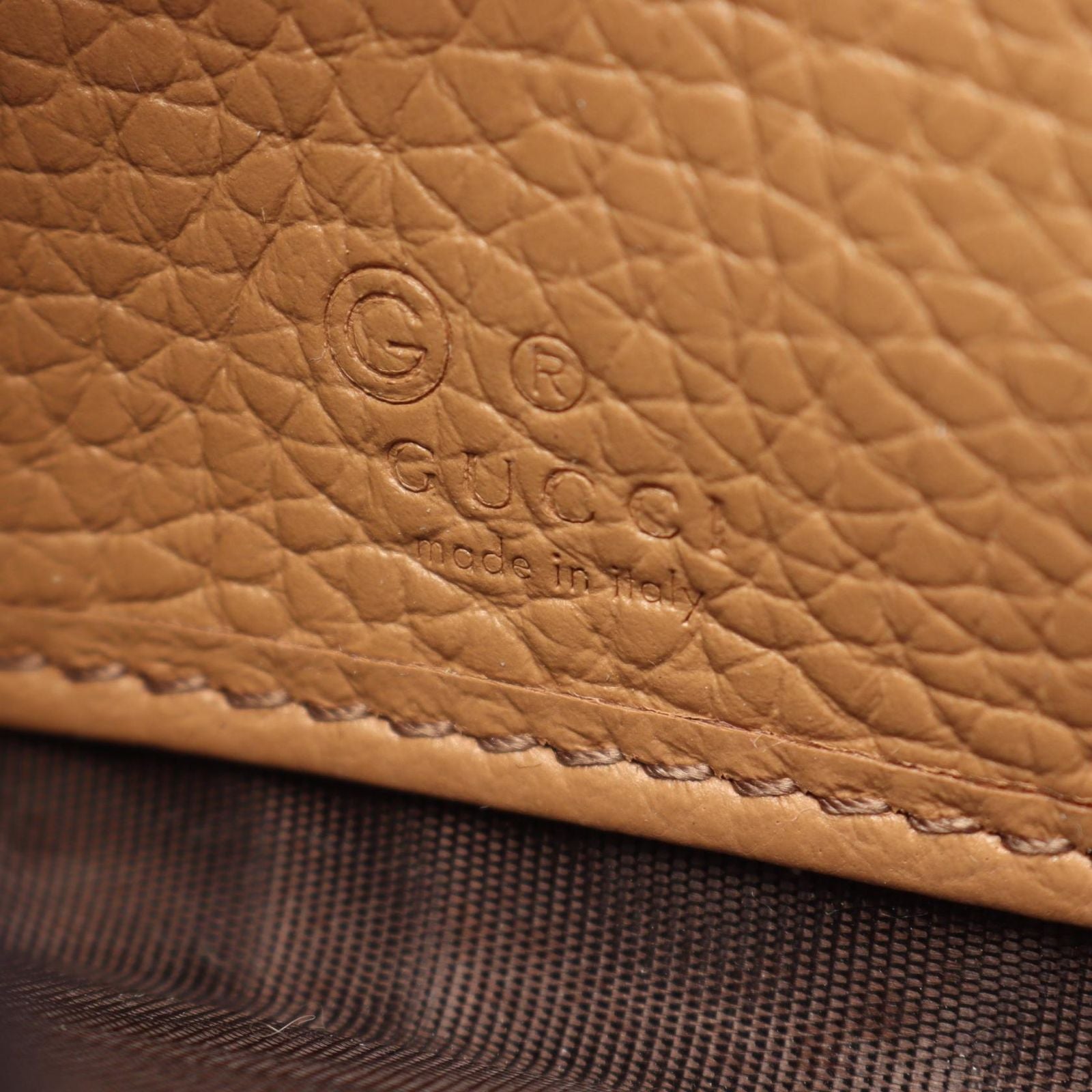 Gucci Round Wallet Soho Interlocking G Brown Leather — view 4