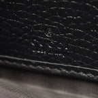 Gucci Round Wallet GG Metal Black Leather — view 4