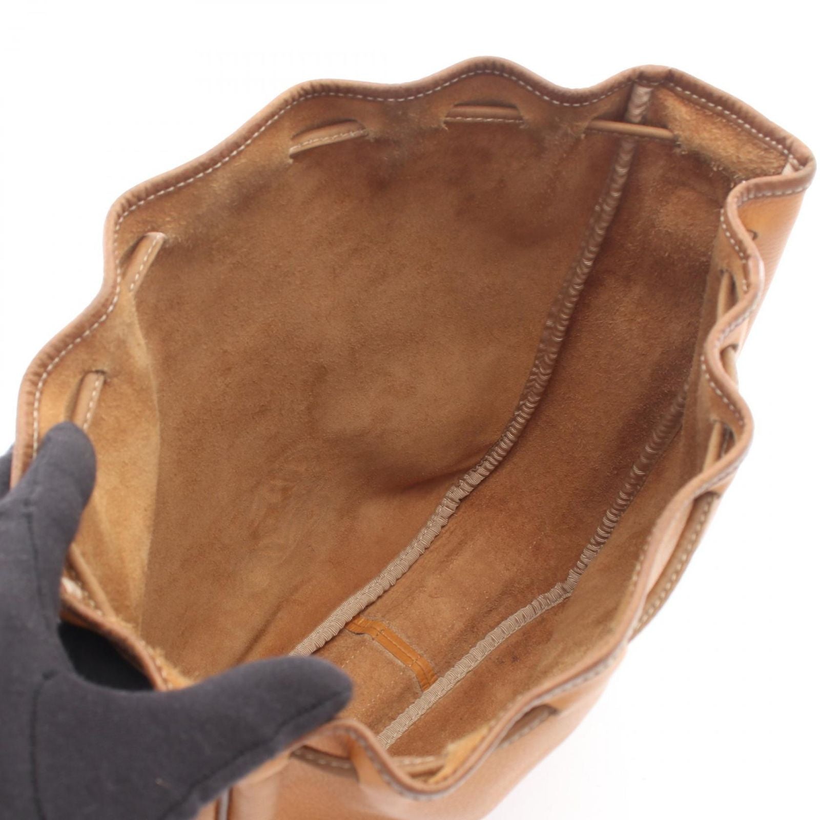 Loewe Shoulder Bag Anagram Drawstring Leather — view 3