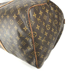 Louis Vuitton Boston Bag Keepall 55 Monogram Canvas Brown — view 6