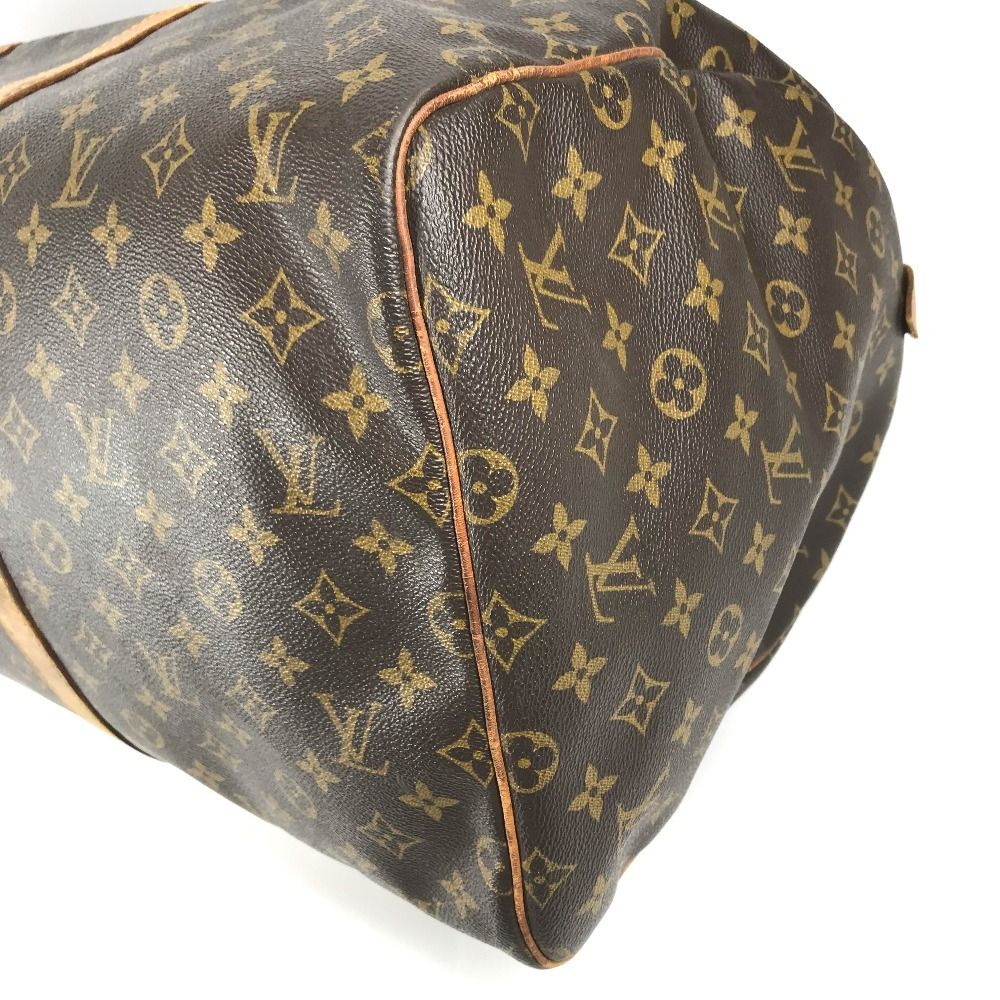 Louis Vuitton Boston Bag Keepall 55 Monogram Canvas Brown — view 6
