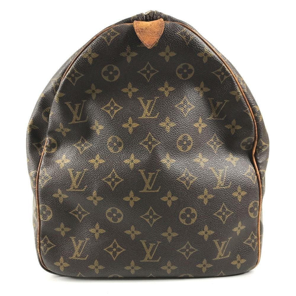 Louis Vuitton Boston Bag Keepall 55 Monogram Canvas Brown — view 3