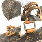 Louis Vuitton Boston Bag Keepall 55 Monogram Canvas Brown — view 7