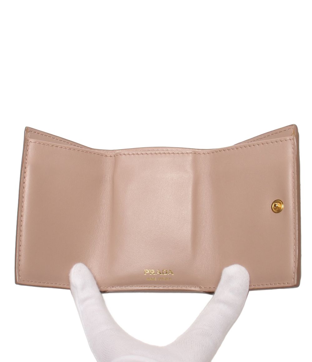 Prada Trifold Wallet Pink — view 5