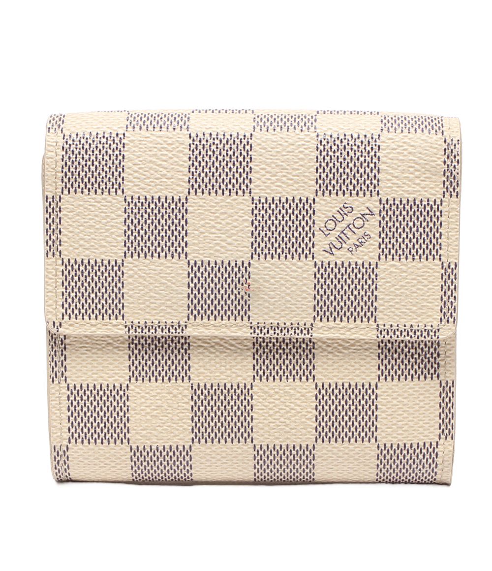 Louis Vuitton Snap Trifold Wallet Portefeuille Damier Azur — view 2