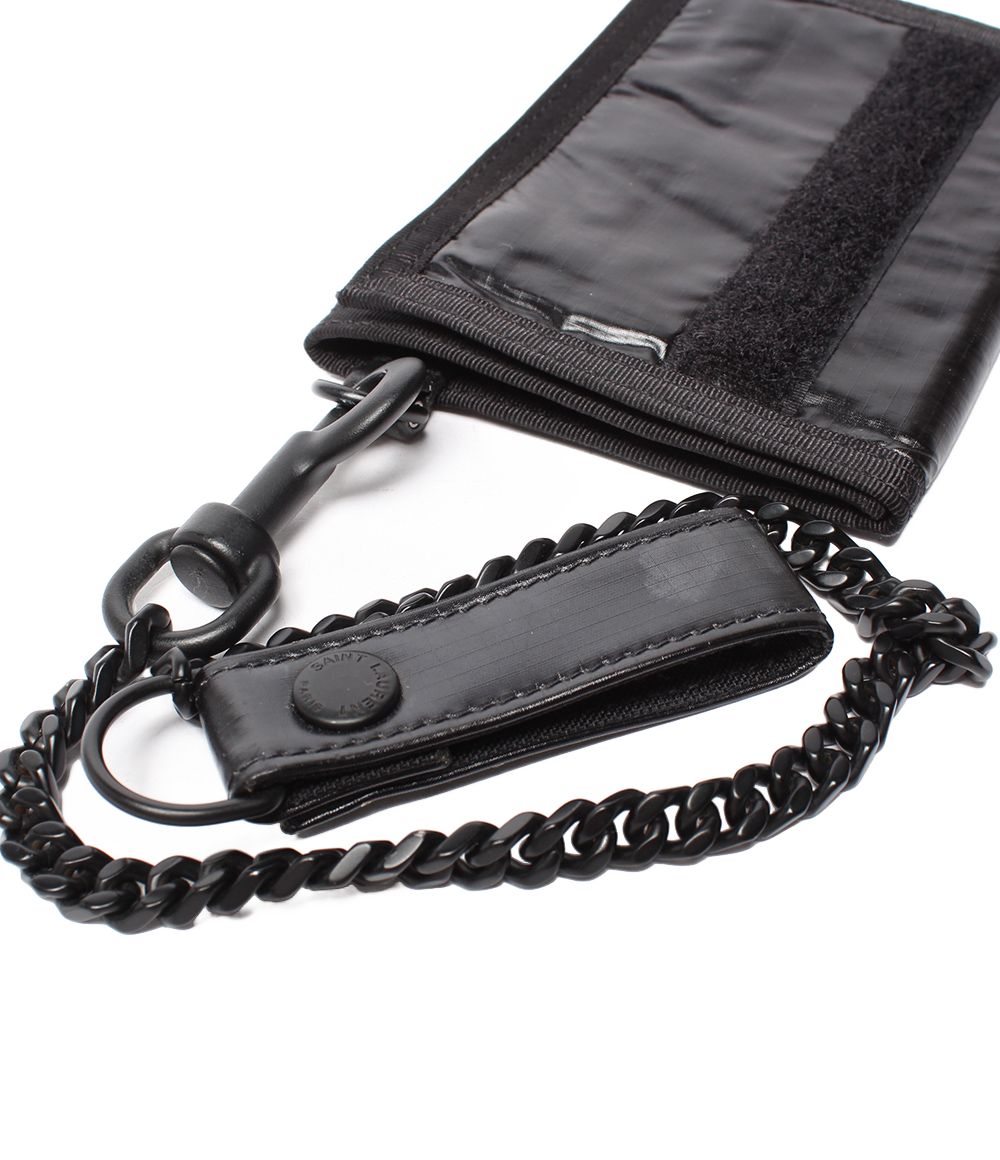 Saint Laurent Paris Trifold Wallet Chain Nuxx Shoulder Bag — view 6