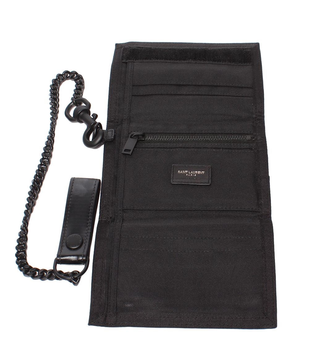 Saint Laurent Paris Trifold Wallet Chain Nuxx Shoulder Bag — view 4