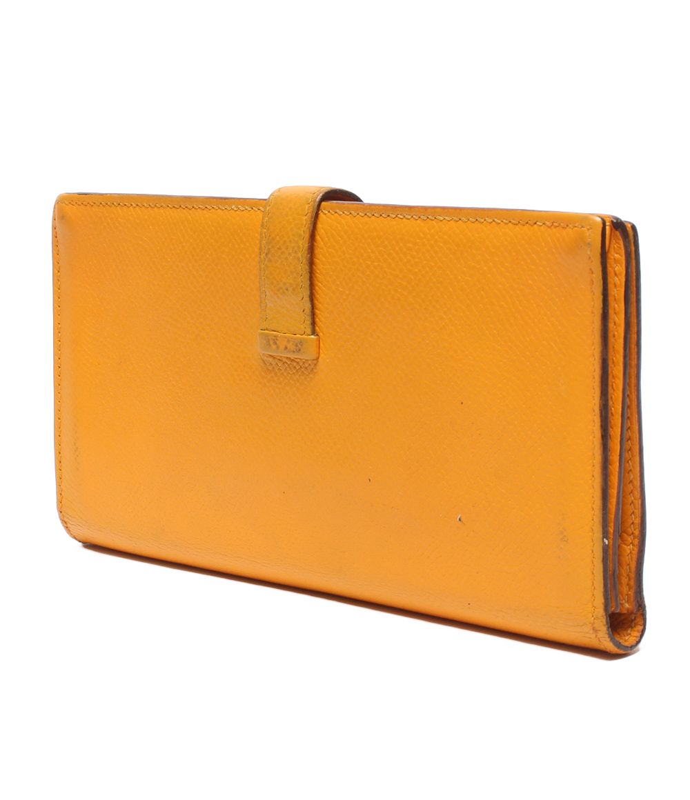 Hermes Wallet Silver Veau Epsom Bearn Soufflet — view 3