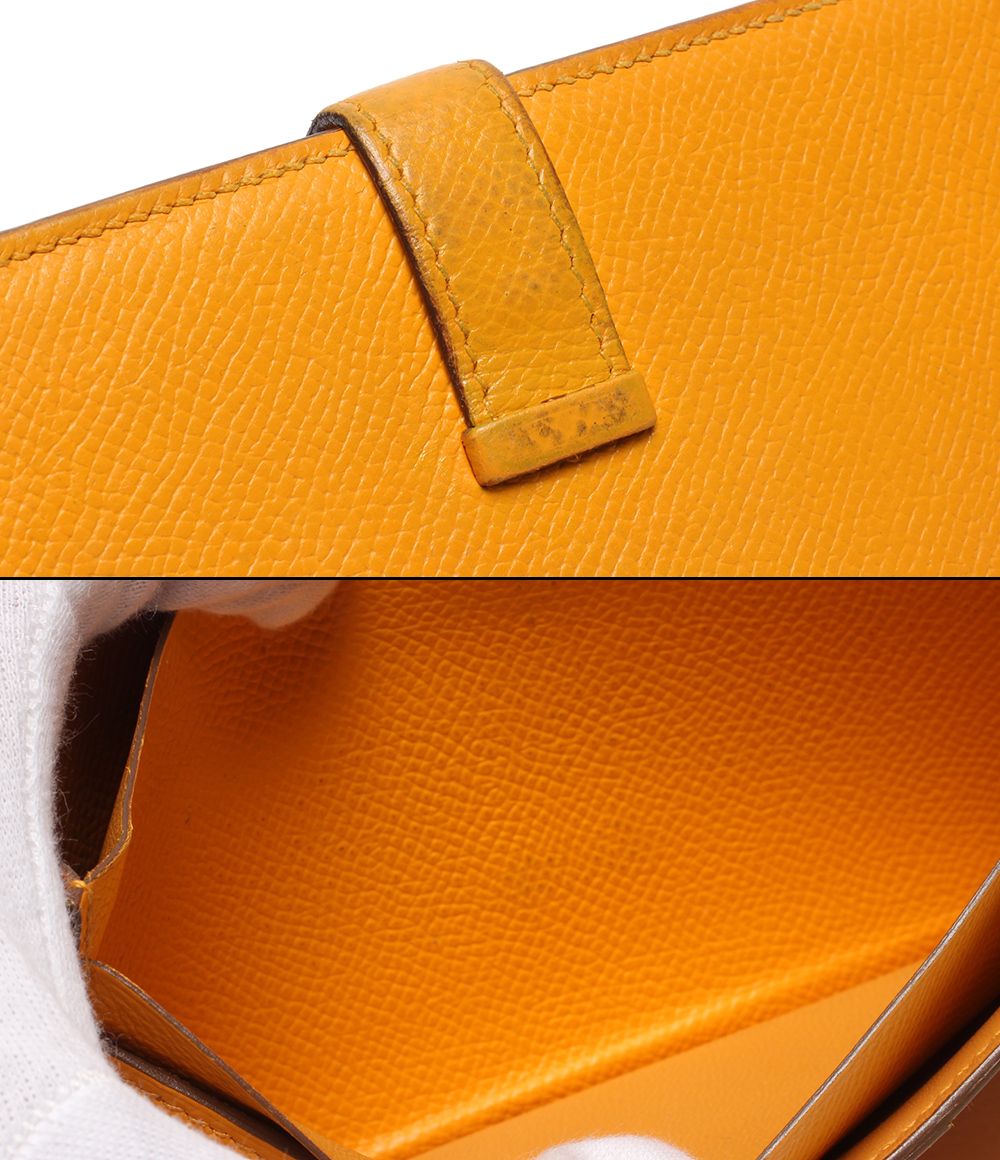 Hermes Wallet Silver Veau Epsom Bearn Soufflet — view 6
