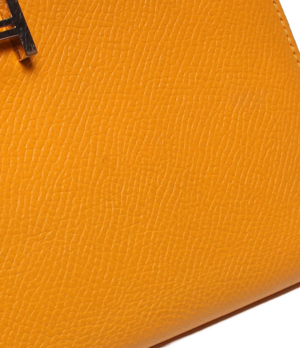 Hermes Wallet Silver Veau Epsom Bearn Soufflet — view 8