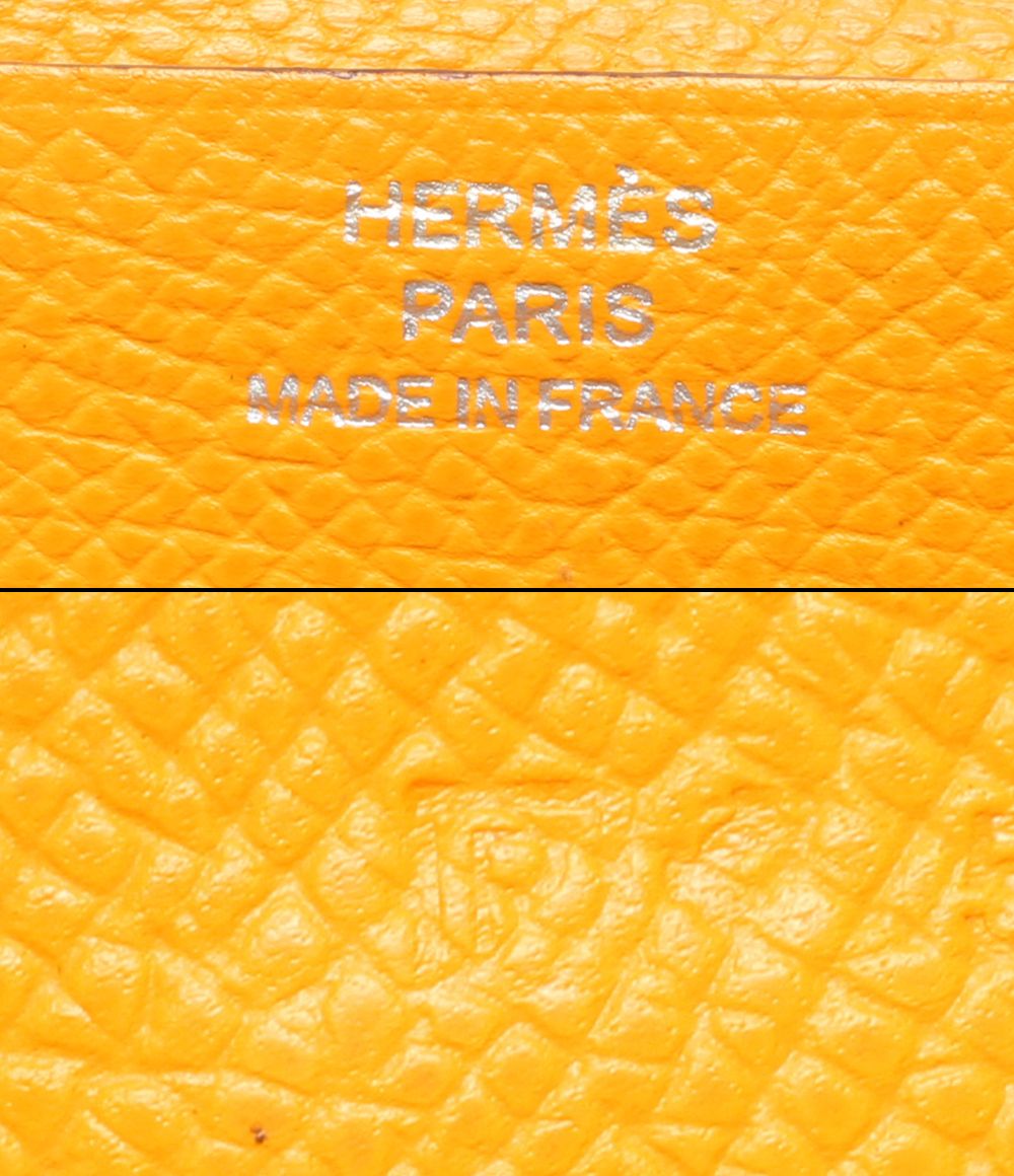Hermes Wallet Silver Veau Epsom Bearn Soufflet — view 5
