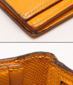 Hermes Wallet Silver Veau Epsom Bearn Soufflet — view 7