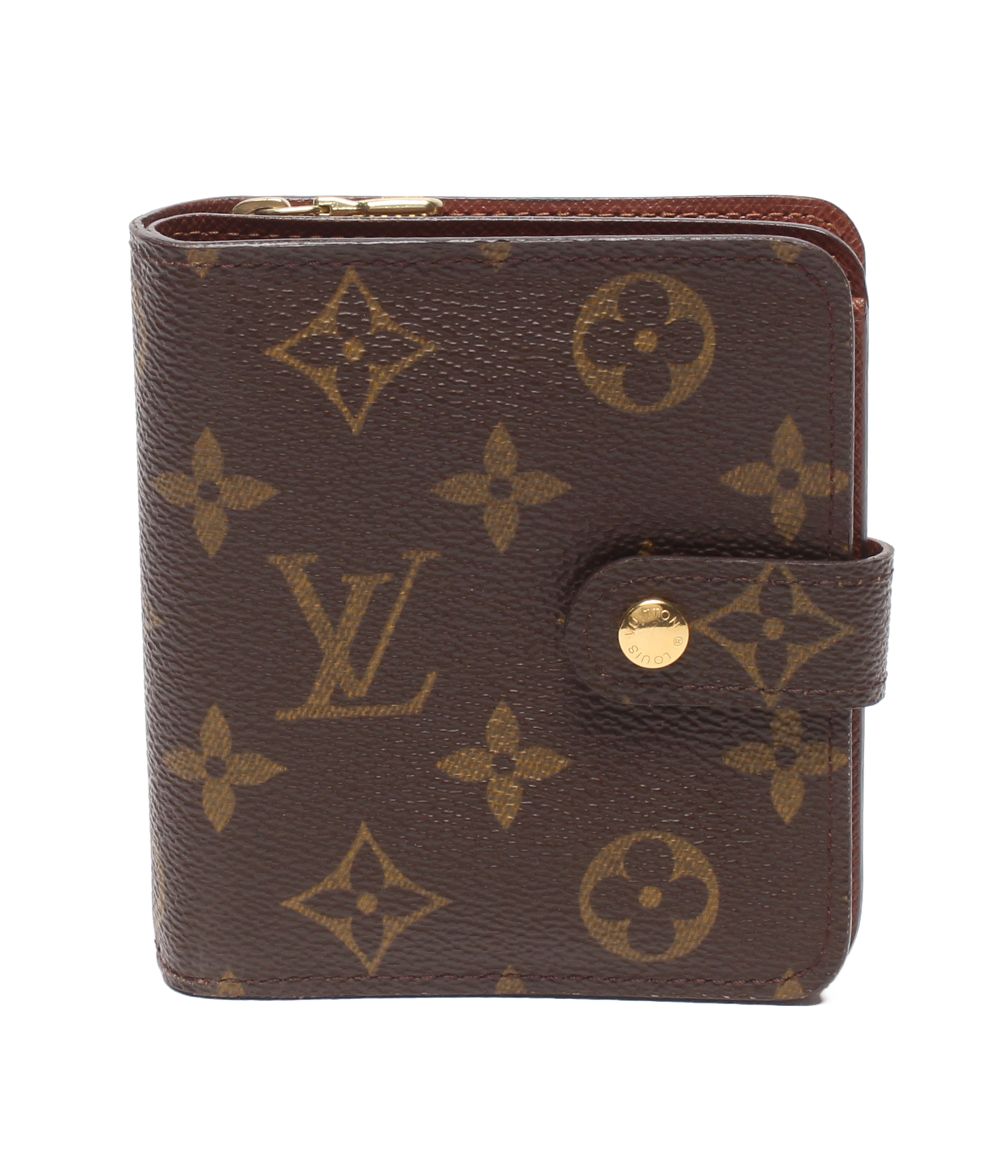 Louis Vuitton Bifold Wallet Compact Zip Monogram