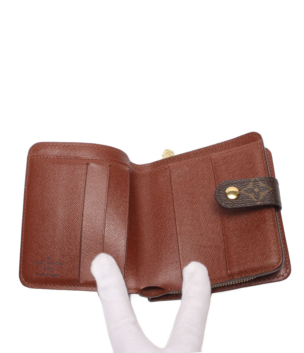 Louis Vuitton Bifold Wallet Compact Zip Monogram — view 5