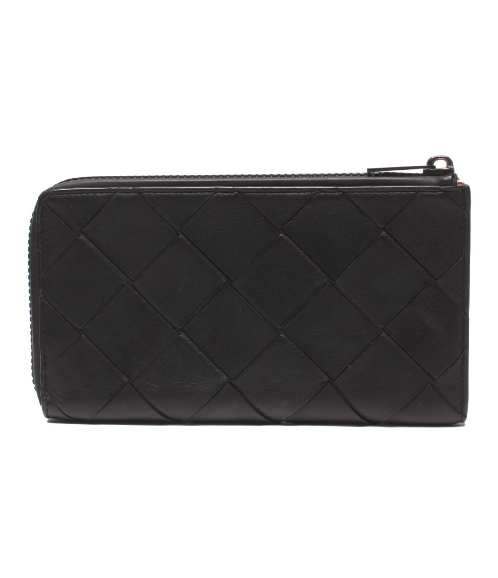 Bottega Veneta L Zipper Wallet Maxi Intrecciato — view 2