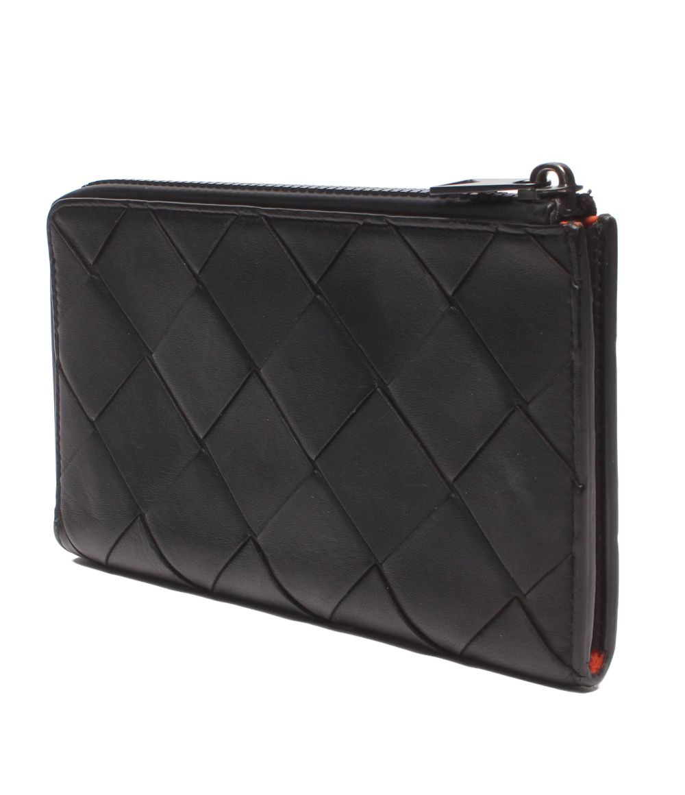 Bottega Veneta L Zipper Wallet Maxi Intrecciato — view 3