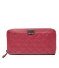 Chanel Zip Around Wallet