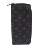 Louis Vuitton Zip Around Wallet Zippy Vertical Monogram Eclipse