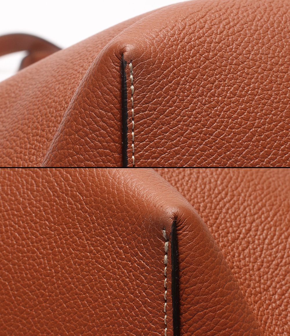 Celine Tote Shoulder Bag Cabas Anais Cuir Triomphe — view 5