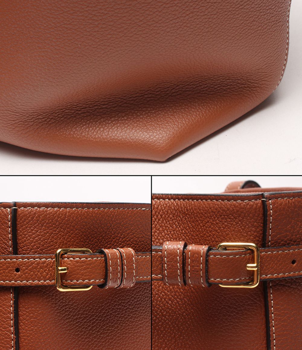 Celine Tote Shoulder Bag Cabas Anais Cuir Triomphe — view 8