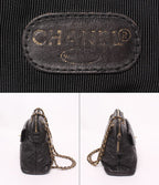 Chanel Chain Shoulder Bag Gold Quilted — view 4