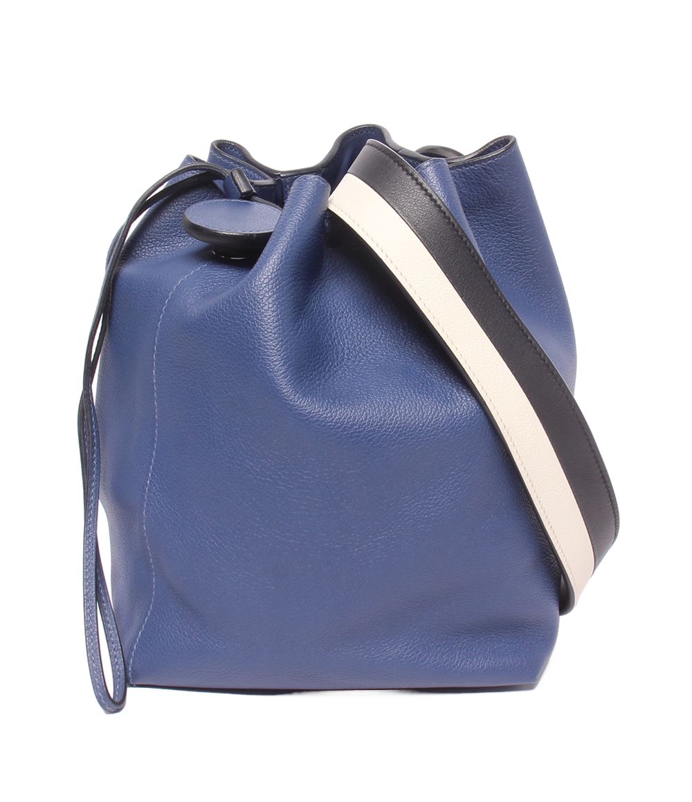 Hermes Shoulder Bag Silver Ricole 17