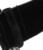 Chanel Belt Chain Buckle Velvet Silver — view 6