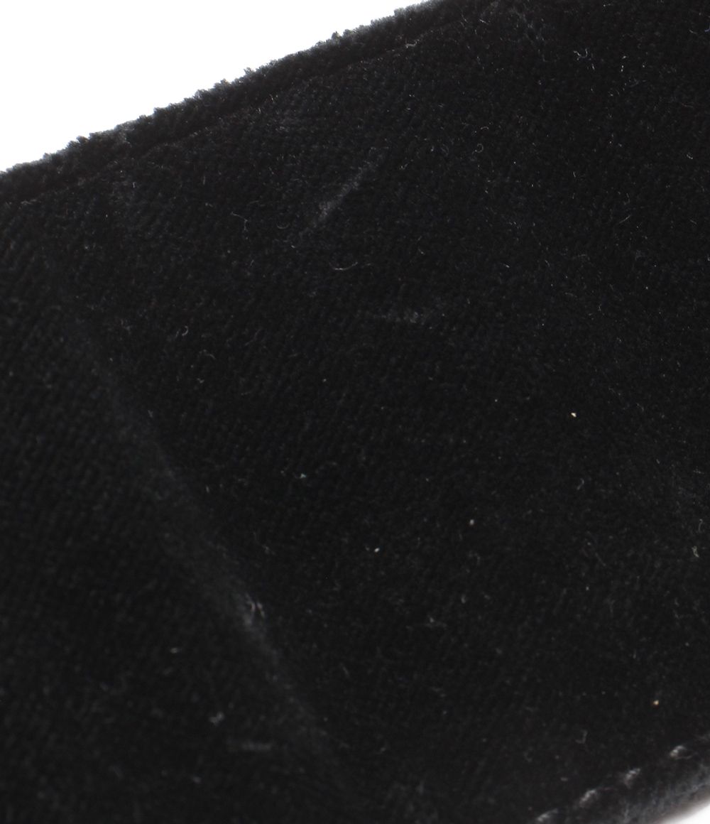 Chanel Belt Chain Buckle Velvet Silver — view 7
