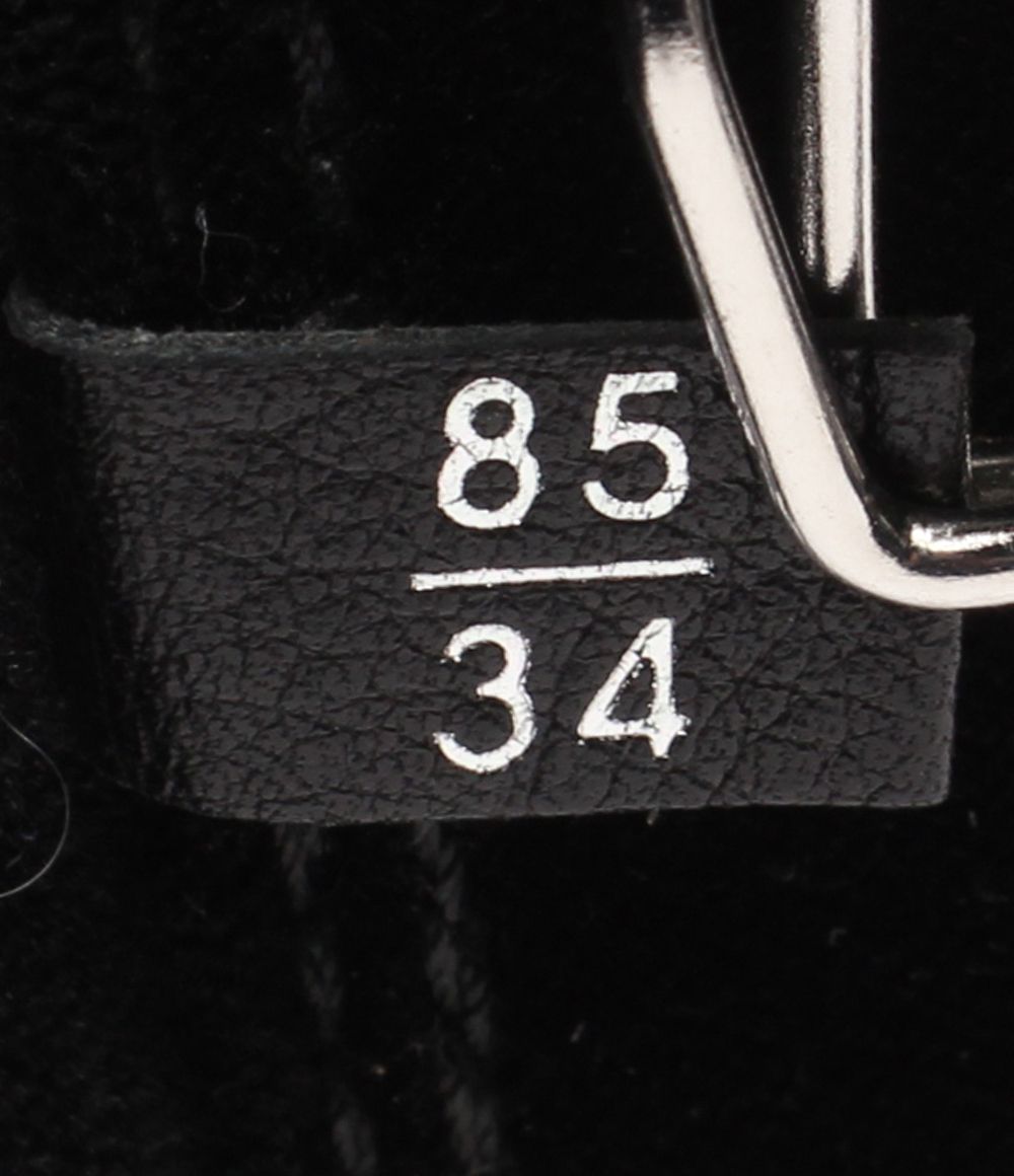 Chanel Belt Chain Buckle Velvet Silver — view 4