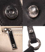 Chanel 2-Way Tote Chain Shoulder Bag Wild Stitch Silver — view 7