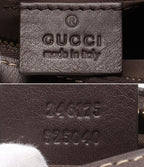 Gucci Pouch Bamboo GG Canvas — view 6