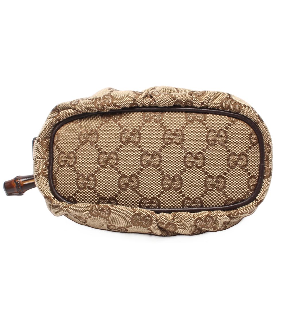 Gucci Pouch Bamboo GG Canvas — view 4