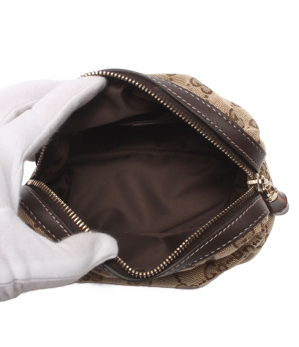 Gucci Pouch Bamboo GG Canvas — view 5