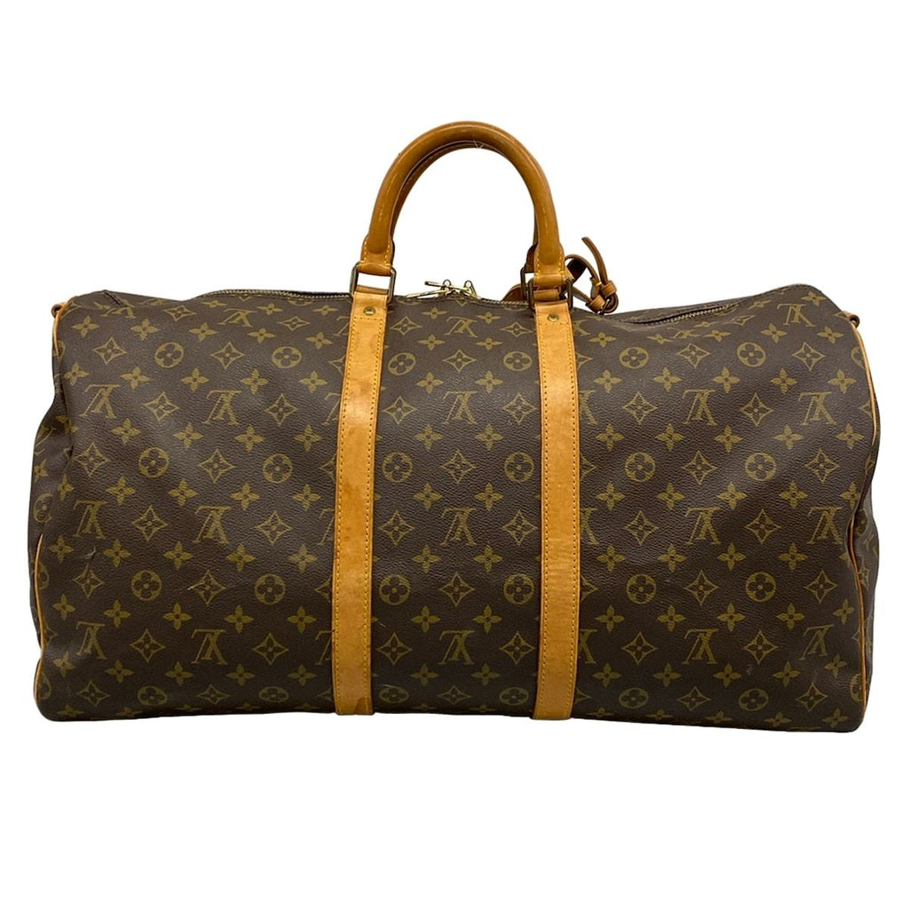 Louis Vuitton Boston Bag Monogram Keepall Bandouliere 55 — view 3