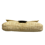 Fendi Shoulder Bag Mamma Bucket Beige Dark Brown Leather — view 5