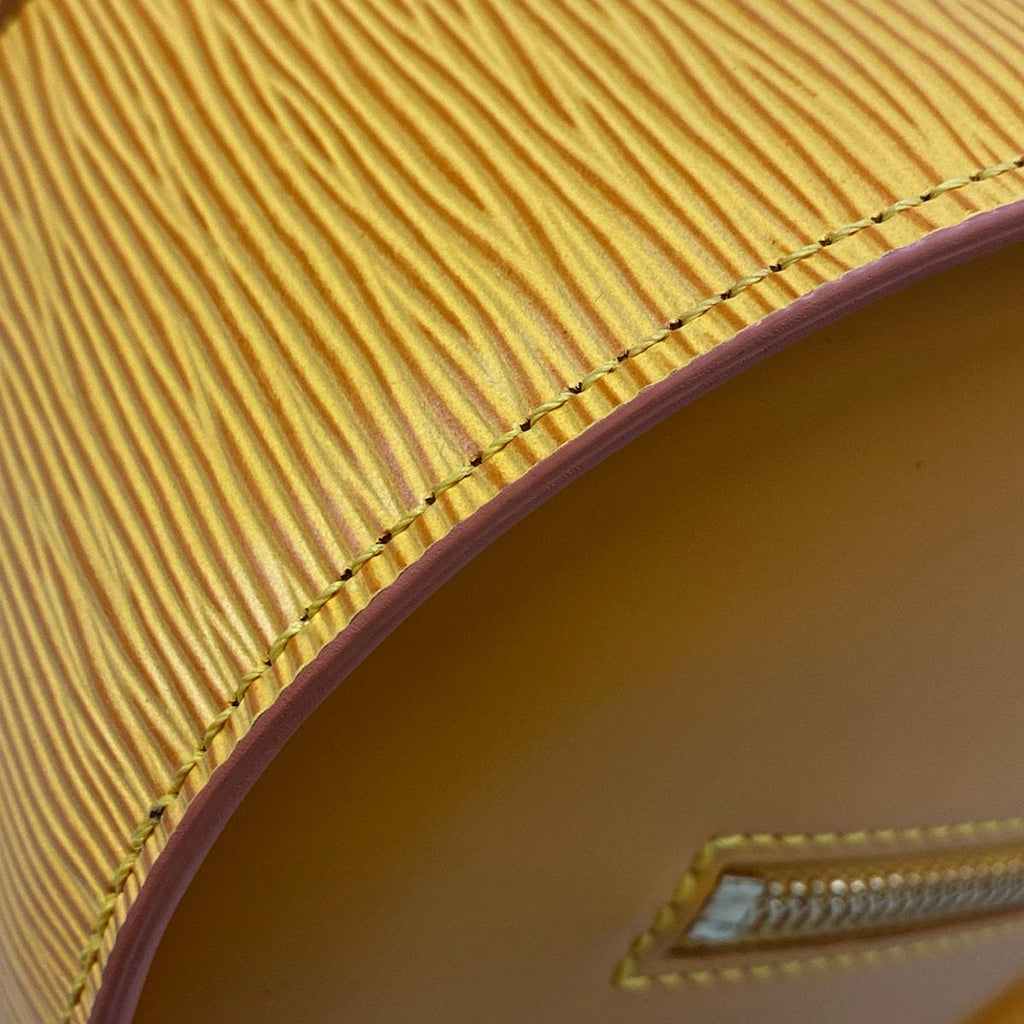 Louis Vuitton Handbag Epi Soufflot Jaune Leather — view 6