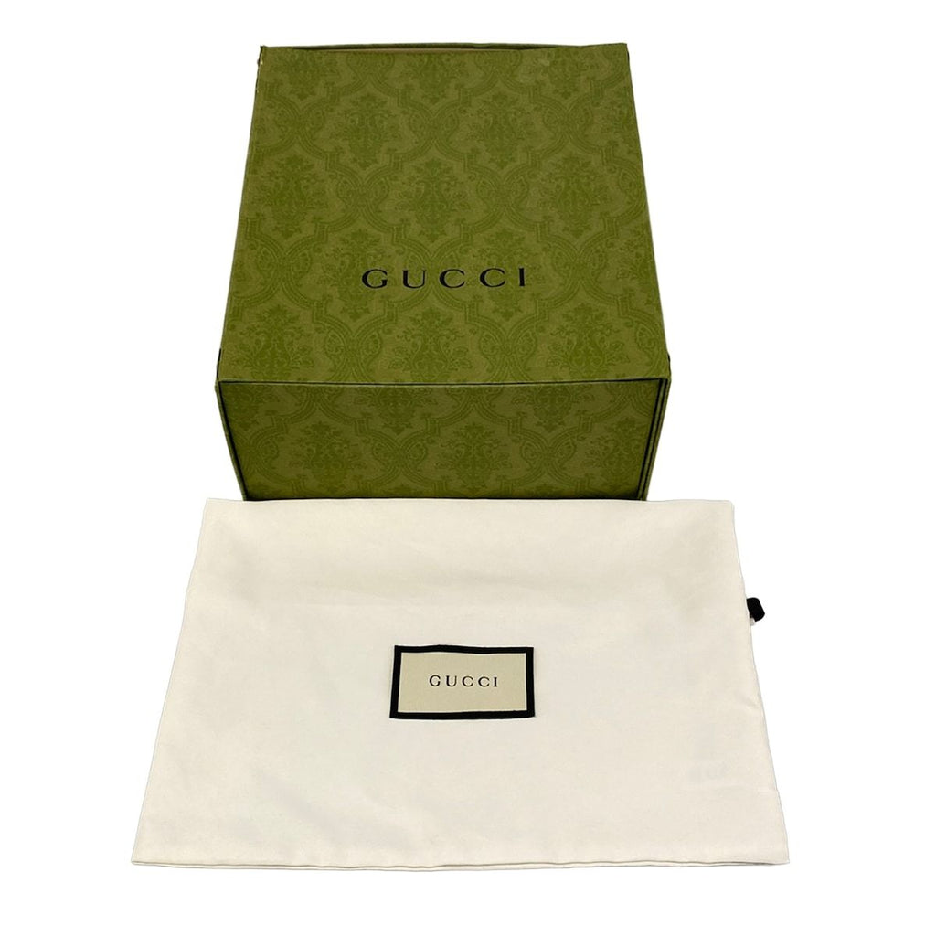 Gucci Shoulder Bag GG Matelasse Black Detachable Strap Leather — view 8