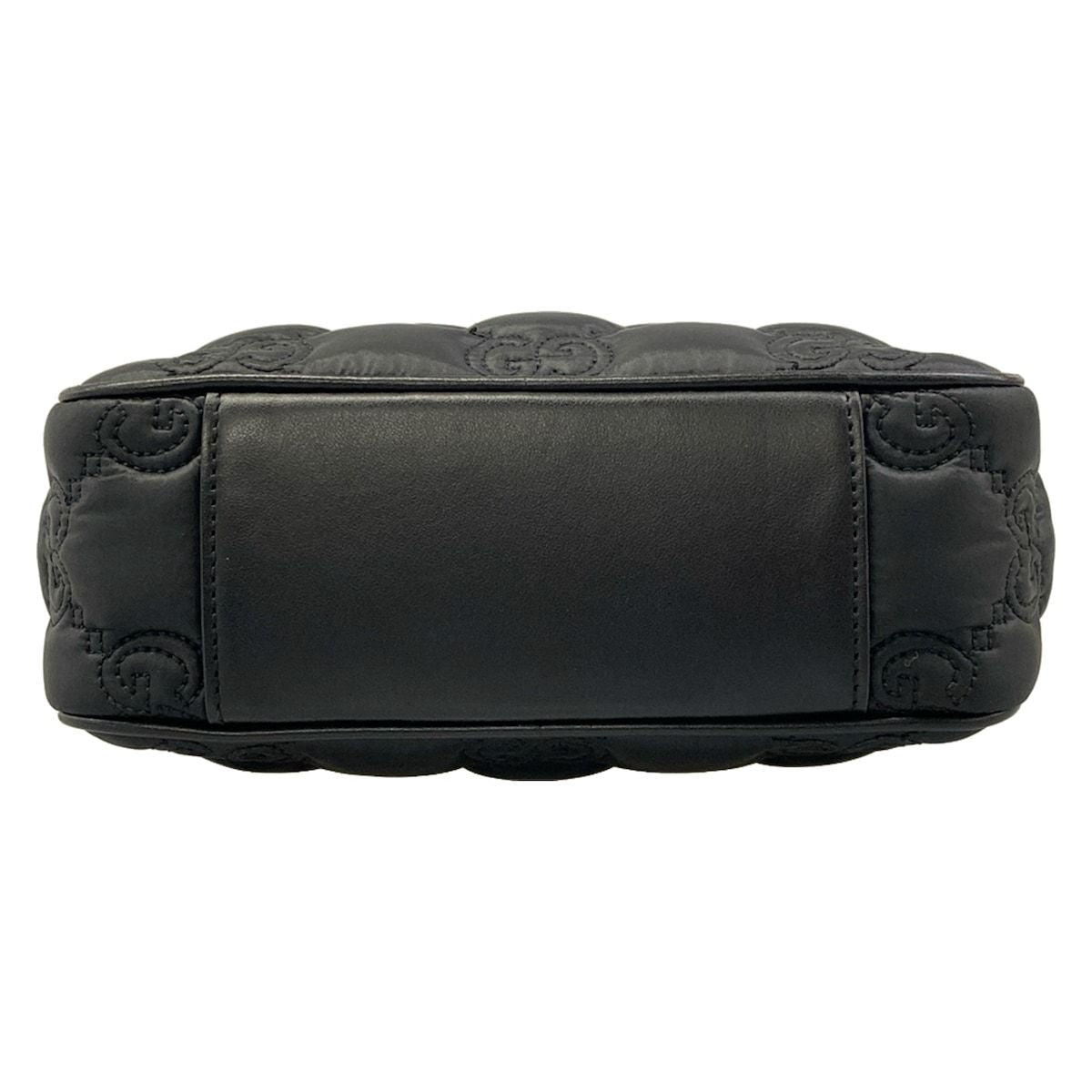 Gucci Shoulder Bag GG Matelasse Black Detachable Strap Leather — view 5