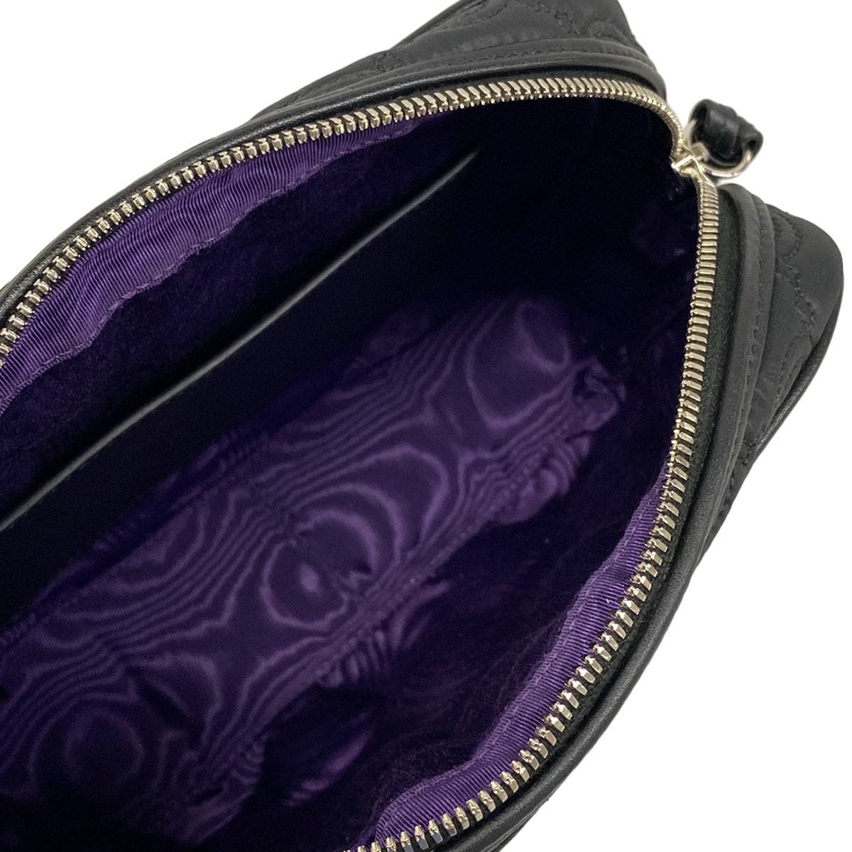 Gucci Shoulder Bag GG Matelasse Black Detachable Strap Leather — view 7