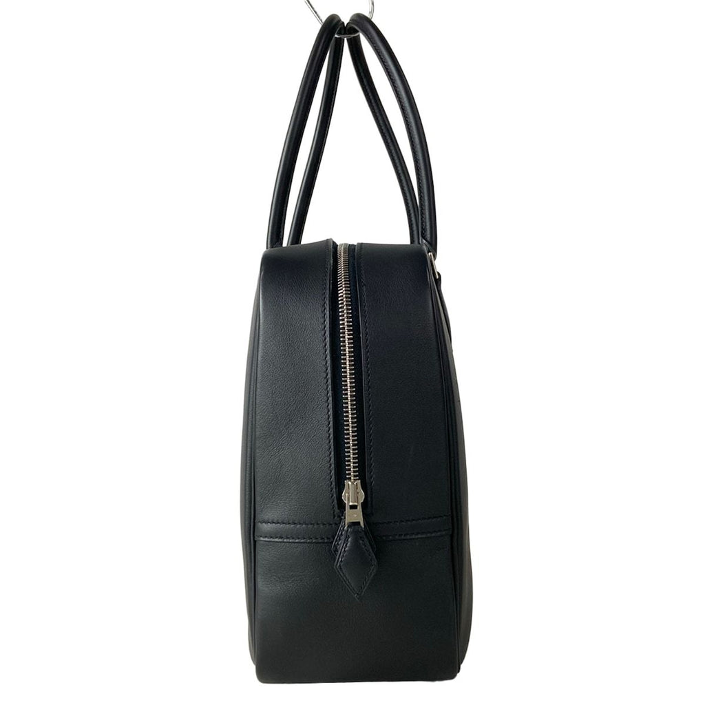 Hermes Handbag Plume 32 Black Silver — view 2