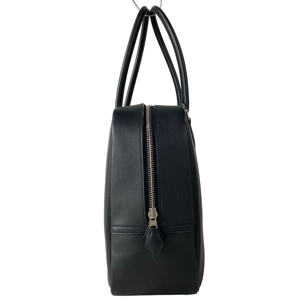 Hermes Handbag Plume 32 Black Silver — view 2