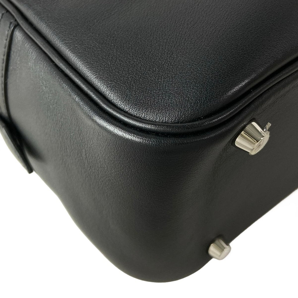 Hermes Handbag Plume 32 Black Silver — view 7