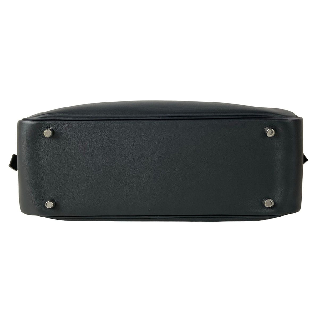 Hermes Handbag Plume 32 Black Silver — view 5